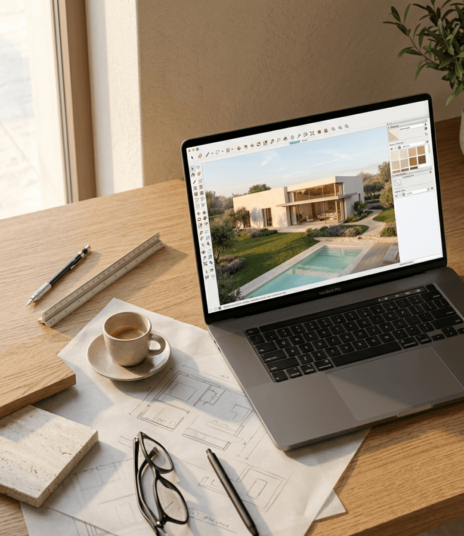 Conception 3D — vue principale