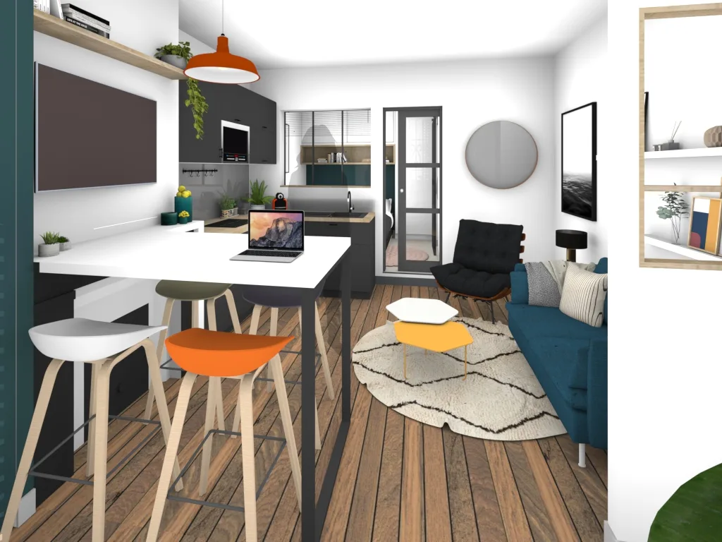 Conception 3D — vue 45
