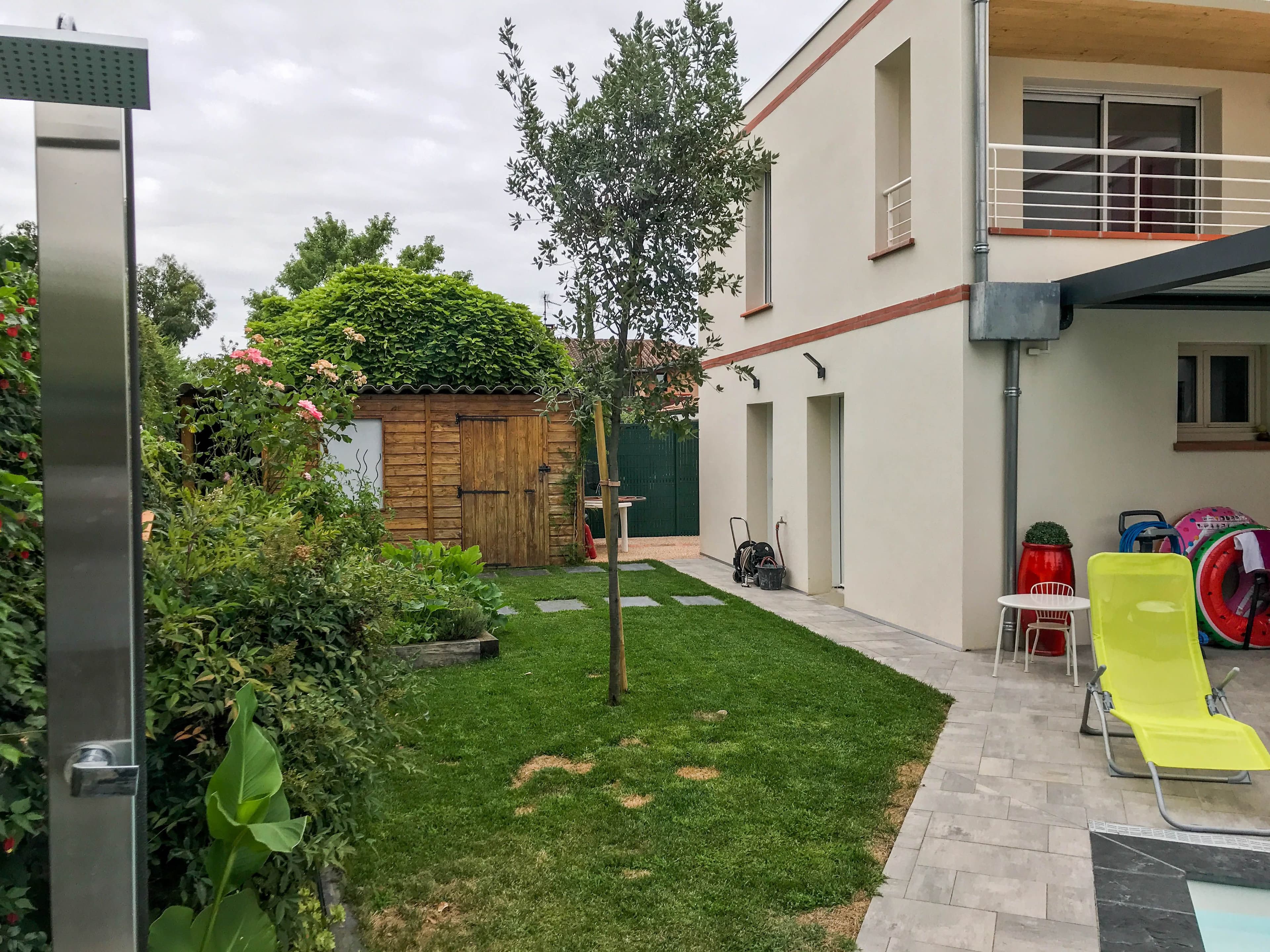 Terrasse paysagée — vue 3